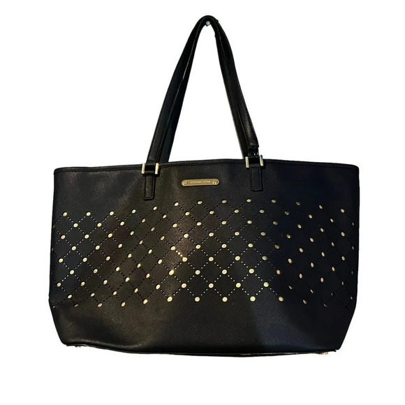 Michael Kors‎ Carryall Jet Set Navy Blue Tote - Picture 1 of 6